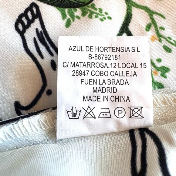 Vamiia Animal Print Long Sleeve Blouse Size LARGE NWOT - Picture 8 of 8